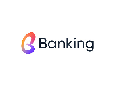 letter B Banking logo design