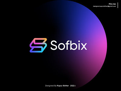 Sofbix logo abstract logo brand identity branding creative logo logo logo design logo designer logos modern logo popular logo professional logo unique logo visual identity