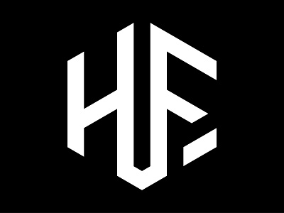 HF Monogram Logo Design branding graphic design hf logo monogram