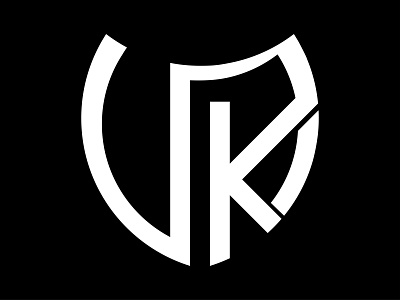 UK VK Monogram Logo Design