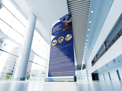 Business Roll-up Banner advertising flyer banner banner design branding business banner corporate design creative banner design graphic design modern rollup banner rollup banner social media banner