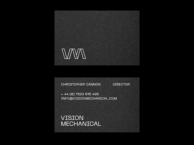 Vision Mechanical branding design graphic design icon identity layout logo monogram print typography
