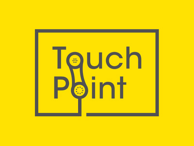 Touchpoint Revision branding icon identity logo phone typography