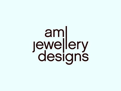 Aml Jewellery Designs brand icon identity jewellery logo mark