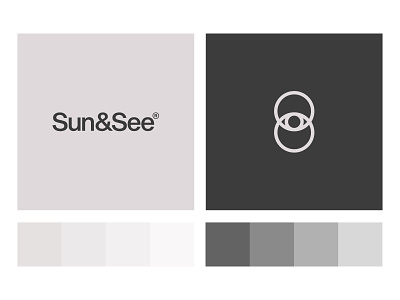 Sun&See branding design graphic design icon identity logo marque modernism monogram print typography