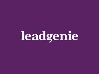 Leadgenie branding concept