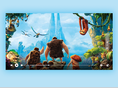 MOVIE PLAYER graphic design ui