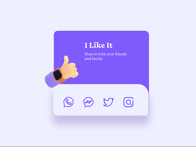 Social Share graphic design ui