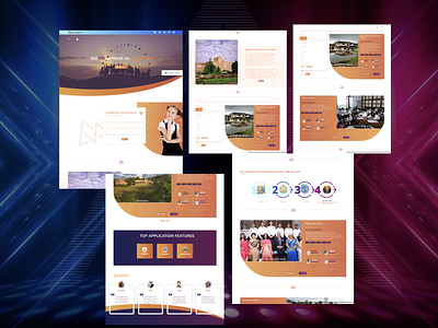 Eduminatti webpage graphic design ui