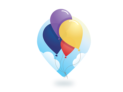 Balloons balloon balloons design illustration logo sky vector