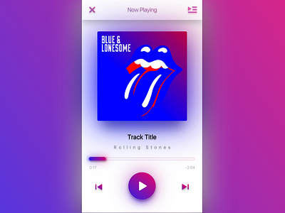 Daily UI Challenge : Music Player (mdb)