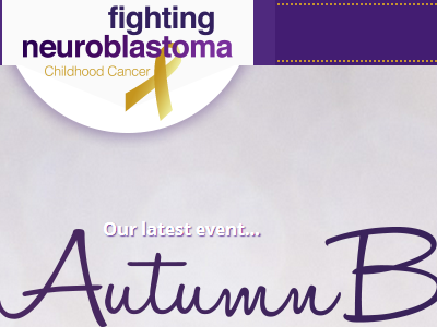Fighting Neuroblastoma [1] arc cancer charity circles logo script typography