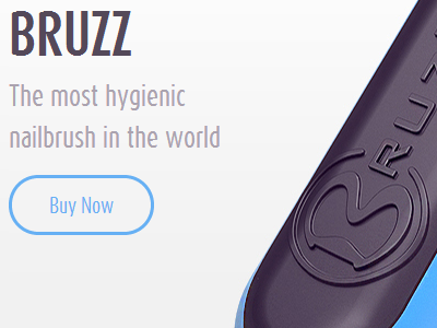Bruzz Buy Now blue button ecommerce product shop typography