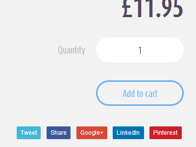 Add to Cart button ecommerce price sharing shop social