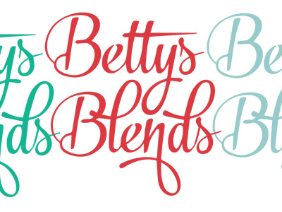 Bettys Blends - Colours bettys blends brand color colours logo options
