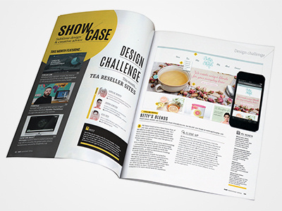 Bettys Blends in NET magazine bettys blends challenge design feature magazine net showcase