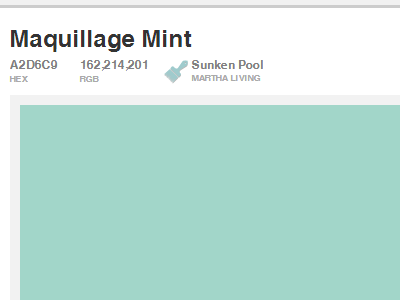 Maquillage Mint color colour colourlovers maquillage mint mint popular sunken pool