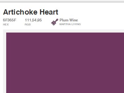 Artichoke Heart artichoke heart color colour colourlovers plum wine popular purple