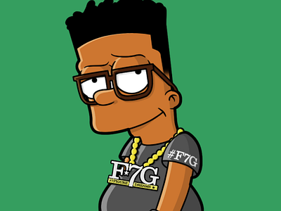 Quavo / Bart Illustration graphic design illustration vector