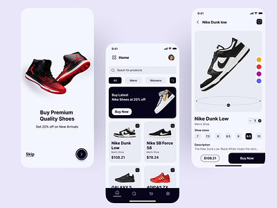 Shoe Buying App Concept