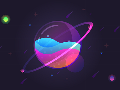 Other Planets - Illustrator Practice