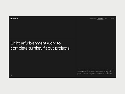 Nexus Website brand branding design digital repsonsive ui ux web design website
