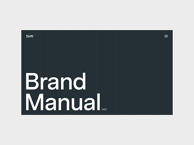 Shift Brand Manual brand brand identity brand manual branding design guidelines identity illustration logo logo design
