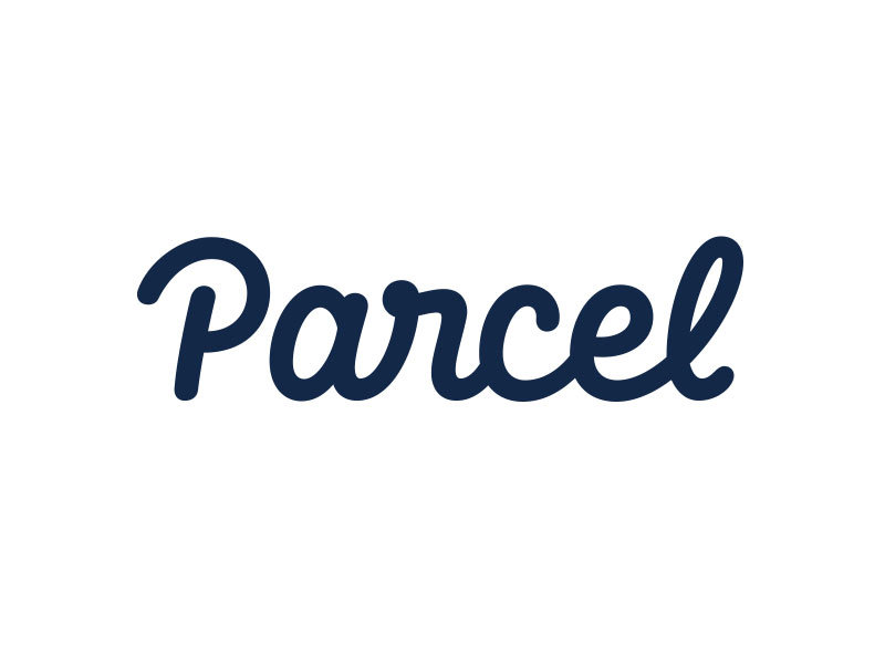 Parcel Animated Logotype animation branding custom lettering custom type hand lettering lettering logo logo design logotype process typography word mark