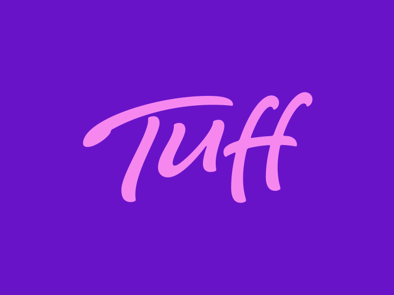 Tuff - Logotype hand lettering lettering logo logo design logotype social media tuff type wordmark