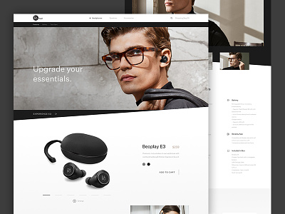 Bang and Olufsen Concept Product Page