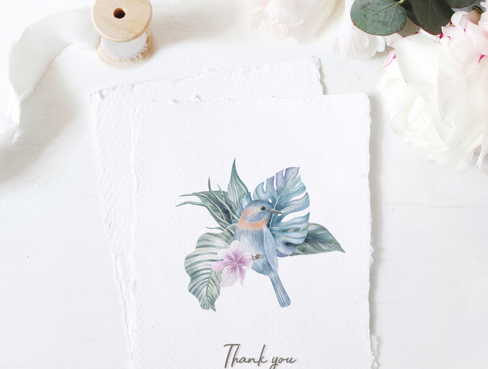 Tropical watercolor illustration. blossom illustration акварель лето листья птица рамка для открытки тропики