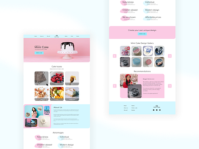 WebSite for cake bakery