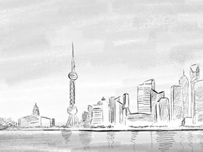 Shanghai drawing sketch storyboard
