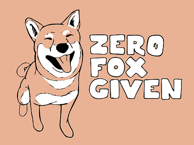 Zero Fox fundraiser non profit shiba shiba inu vector