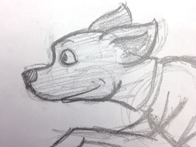 Puppy drawing pencil pip sketch