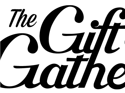 Gifts drawn gift hand illustration lettering type