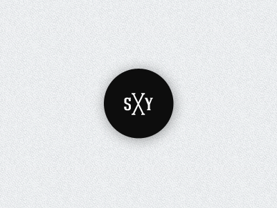 SVAY IxD | Logo...a bolder version badge logo personal portfolio round type website