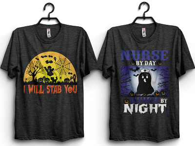 HALLOWEEN T SHIRT graphic design halloween illustration night nurse t shirt vector whics