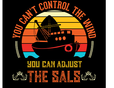 SALS T-SHIRT DESIGN adobe illustrator boat design graphic design illustration river sea slas t shirt design vector