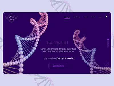 Landing Page - DNA Consult challenge dailyui design dna dnatest landingpage ui website