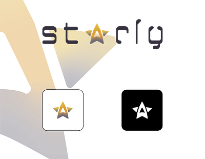 Starly logo branding design icon illustration logo logo design minimal vector