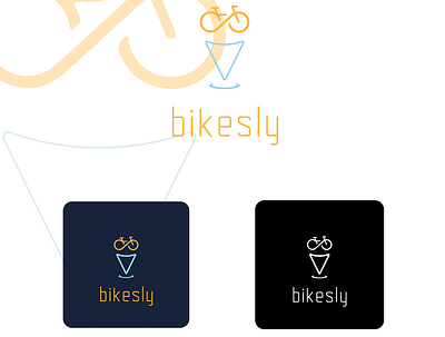 Bikesly Logo branding design icon illustration logo logo design minimal vector