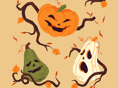 Weekly Warm-up: Something Spooky by Zellene Guanlao on Dribbble