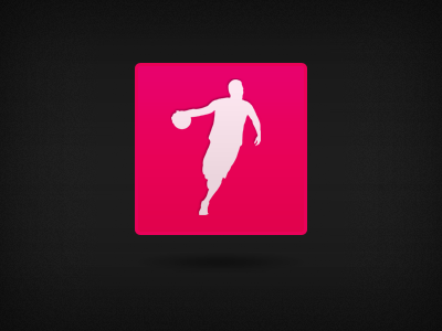 Dribbble Man dribbble fav.es icon pink