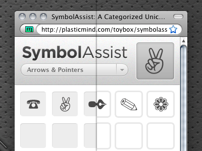 Symbol Assist, Take 2 ui