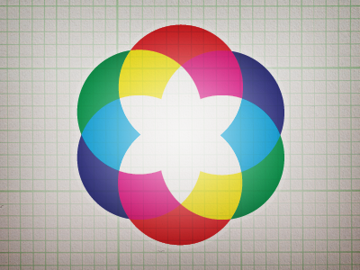 Unity flower grid illustrator rainbow symmetry