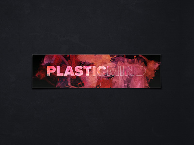 Plasticmind Logo Refresh logo logotype plasticmind proximanova refresh watercolor