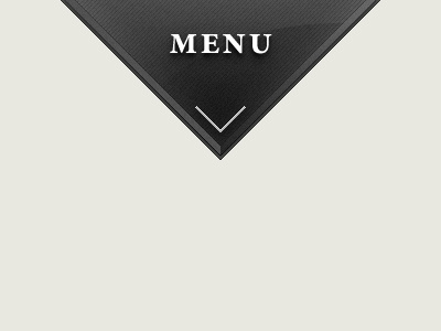 Menu tray, closed state button geometric minion