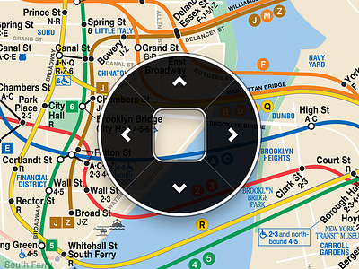 NYC Subway Kiosk UI kiosk map mta transit ui wayfinding