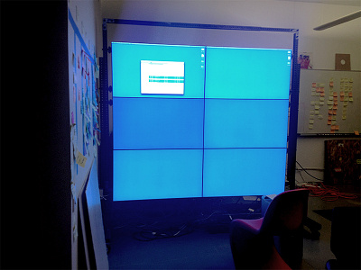 Todays canvas: six 46" HDTVs